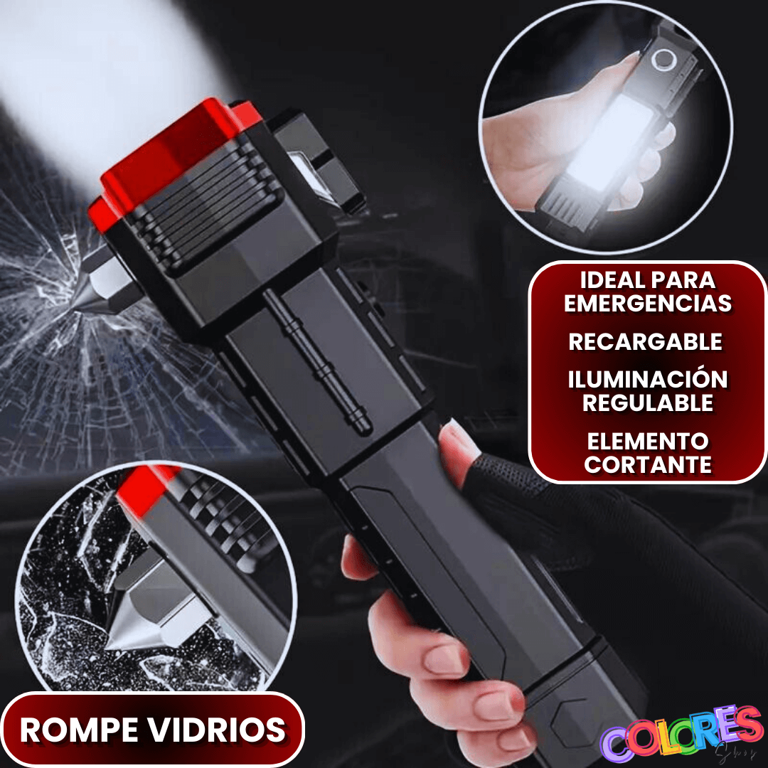 Linterna Tactica Multiuso 6 en 1