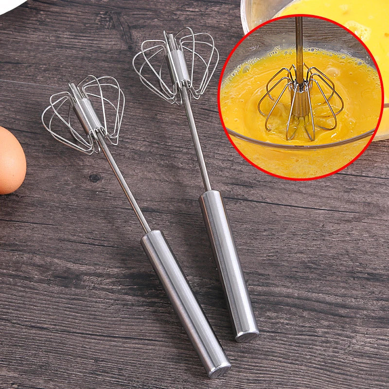 Batidor de huevos de acero inoxidable