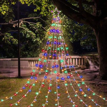 CORTINA DE LUCES TIPO ARBOL