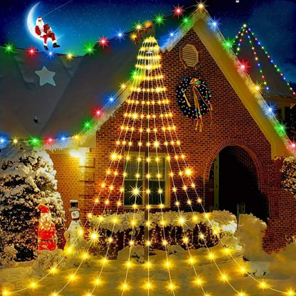 CORTINA DE LUCES TIPO ARBOL