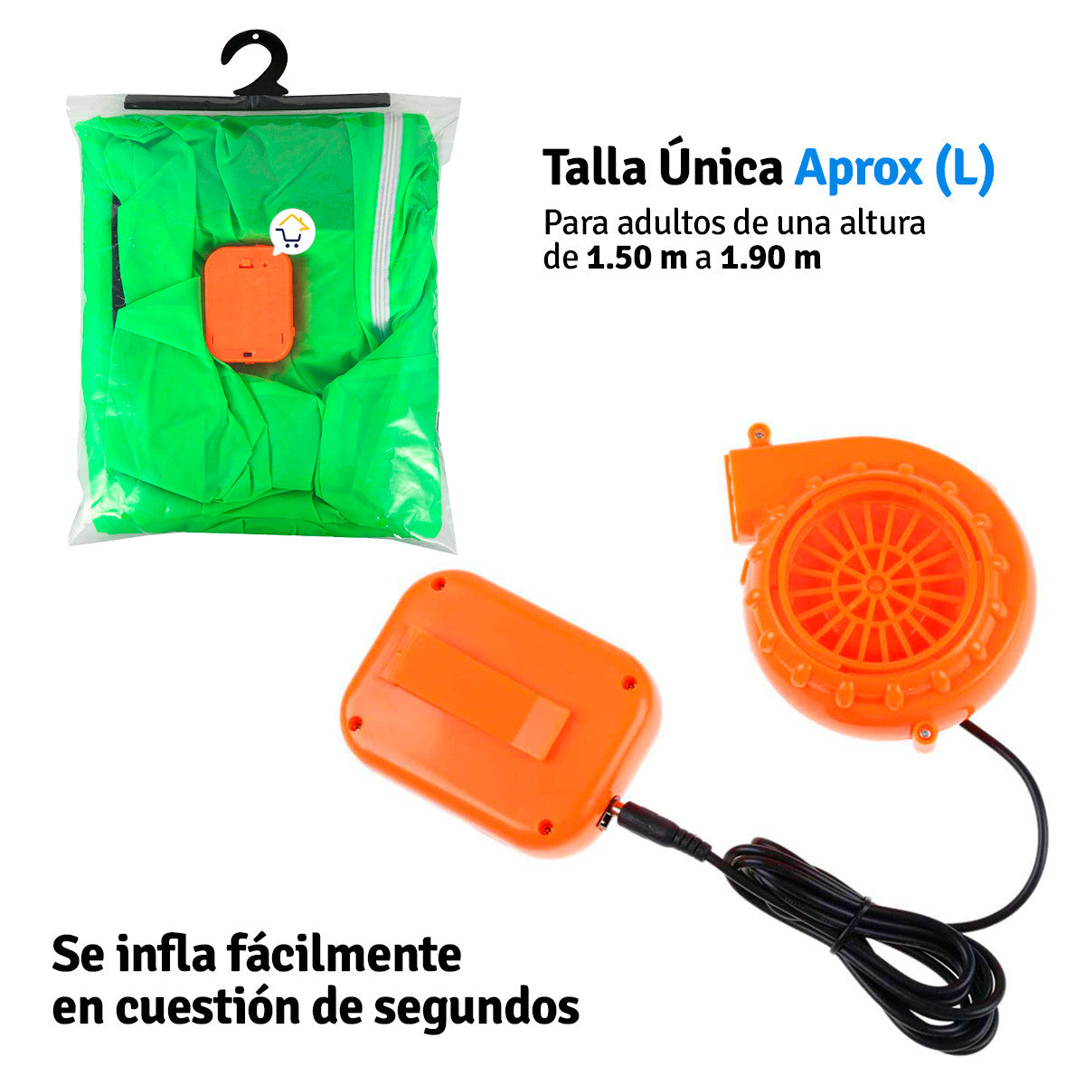 Disfraz Inflable Alíen Traje Halloween