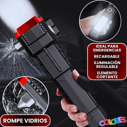 Linterna Tactica Multiuso 6 en 1