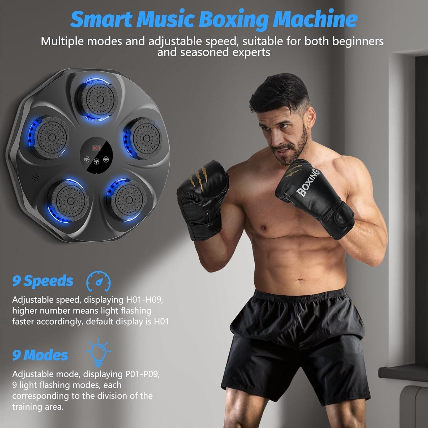 RumbaBox Pro | Máquina de boxeo musical inteligente